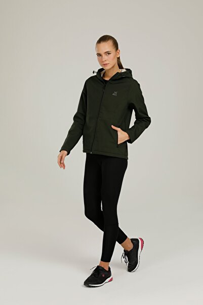 Kinetix Sn909 Basıc Softshell W Haki Kadın Softshell