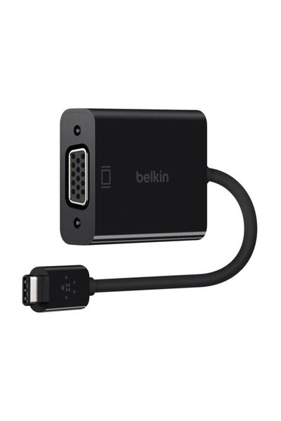 Belkin Usb Type-c To Vga Dönüştürücü Siyah - F2cu037btblk