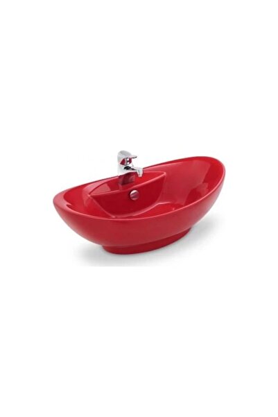 GÜRAL VİT Güralvit Çanak Lavabo Gondol Kırmızı 41x61cm