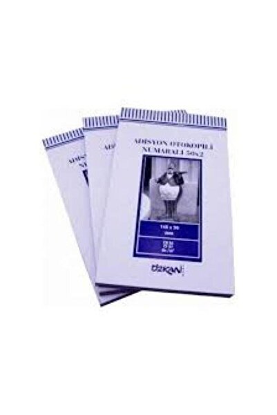 ÖZKAN Adisyon Otokopili Numaralı 50x2 145x90 Mm 10 Adet