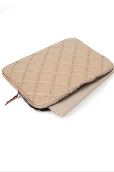 DUOMİNO حقيبة كمبيوتر محمول Macbook Air Pro مقاس 13.3 بوصة من Mink وحقيبة / حقيبة كمبيوتر لوحي iPad