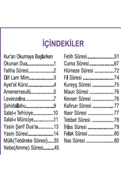 Medrese Yayınları Yasin Cüzü Kitabı Çanta Boy 80 Sayfa Sesli Dinleme Özelligi Dogum Cenaze Mevlit Hediyesi Kabeli