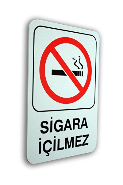 Genel Markalar PANO PVC UYARICI LEVHA  SİGARA İÇİLMEZ 16*24 CM