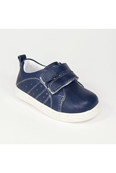 Minican Erkek Çocuk Ilk1310 Lacivert Içi Dışı Hakiki Deri Ortopedik Ayakkabı