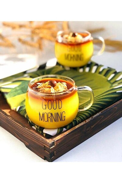 morponi Set of 2 Good Morning Glass Mug 400 Ml