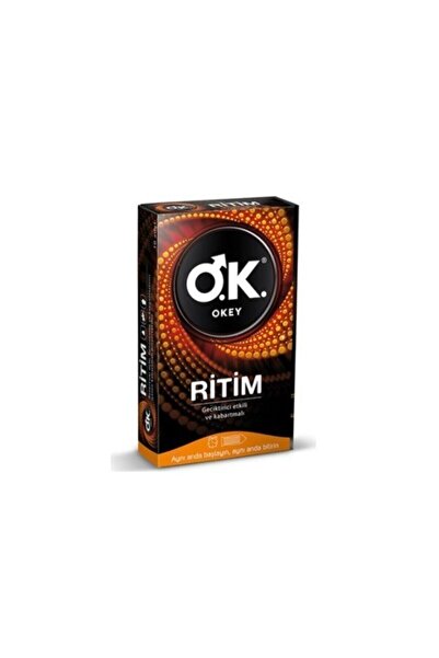 Okey Ritim Tırtıklı Ve  Etkili Prezervatif 10 Lu