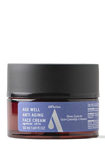 Alfheim Age Well Anti Aging Yüz Kremi/ Ince Çizgiler Ve Kırışıklık Için/ Gerg...