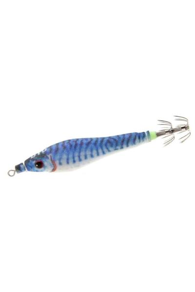 DTD Soft Real Fish 1.5 55mm 3.2gr Kalamar Zokası - Mackerel (red Glow)