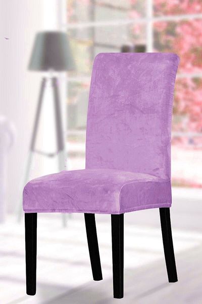 elgeyar Husa scaun din catifea de matase Husa scaun elastic Standard 1 bucata