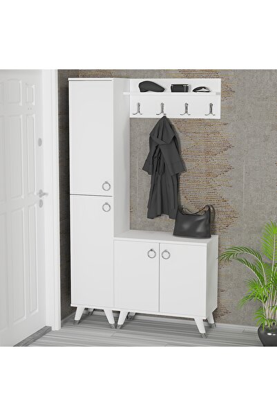 Kalender Dekor Sonia-1-3 Sn01 Ayakkabılık Vestiyer Portmanto