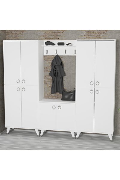 Kalender Dekor Sonia-1-4-4 Sn01 Ayakkabılık Vestiyer Portmanto