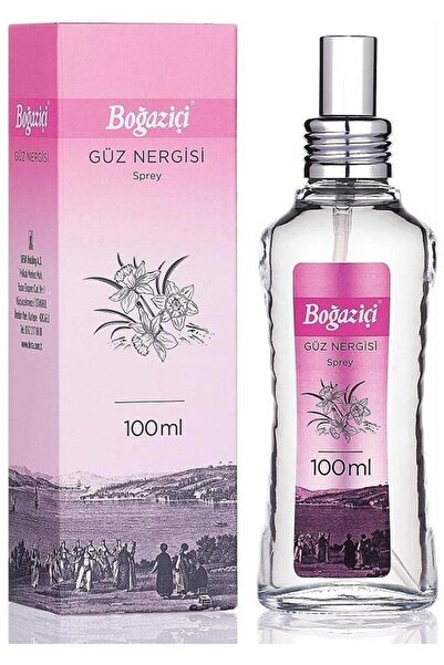 Boğaziçi 100 ml Güz Nergisi Kolonyası Cam Şişe Sprey Kolonya 80 Derece Parfüm...