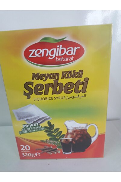 Zengibar Meyan Kökü Şerbeti Suzen Poşet