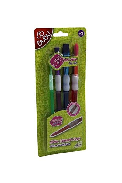 Bubu العلامة التجارية: طقم فرش سيليكون مكون من 4 قطع مع حامل Fr0003 الفئة: فرشاة