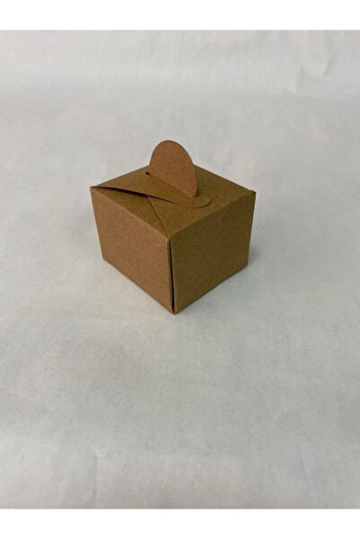 Erler Ambalaj Erler Amb. Kraft Karton Küp Lokum Kutusu 50 Adet