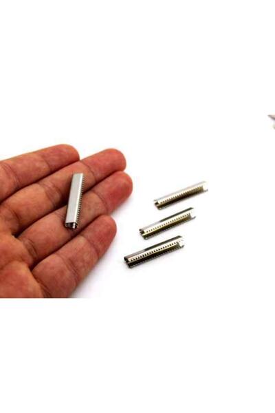 yfhobi 4 Adet- 6x30 Mm Timsah Kapama, Kulpsuz Dişli Sıkıştırma, Kolye Bilekli...