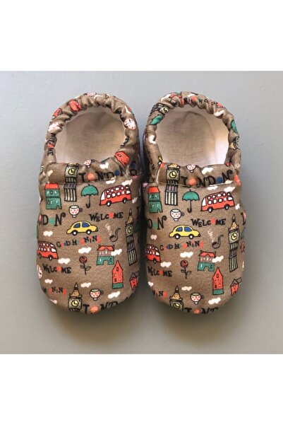 HAYLAZ DOLAP London Desenli Patik Kaydırmaz Taban