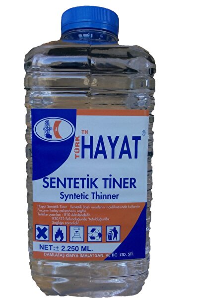 Hayat Sentetik Tiner 2250ml 1750gr