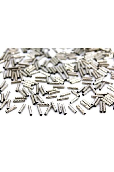 yfhobi 20 Adet - 2x8 Mm Yuvarlak Burgulu Düz Boru, Pirinç Boru, Takı Malzemes...