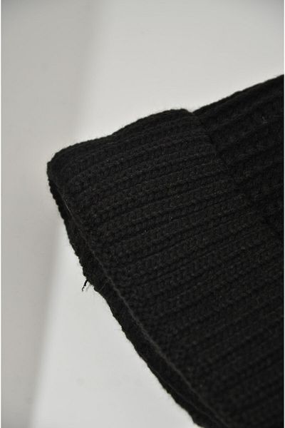 mottomia Valentine's Day Special Black Color Plain Unisex Beret with Wool and Pompom