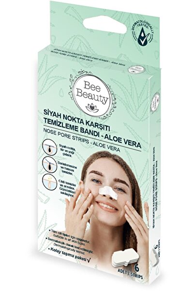Bee Beauty Marka: Aloe Vera Siyah Nokta Bandı 6'lı Kategori: Yüz Temizleyici
