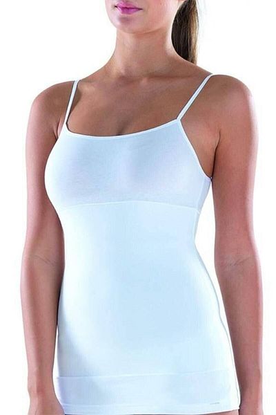 Blackspade Whkmp's Own - Women's Illusion Corset Tank Top, Cotton Thin Straps