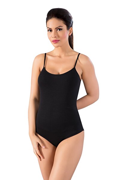 LÜXDRM Дамски боди с регулируема презрамка и закопчалка долен край