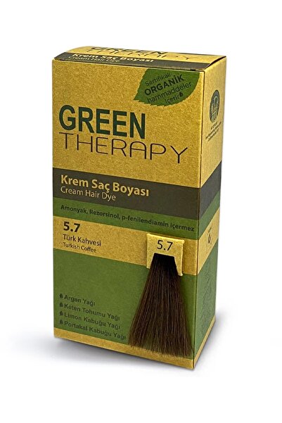 Green Therapy Krem Saç Boyası 5.7 Türk Kahvesi K