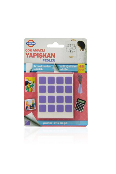 Boss Tape 48'li Çok Amaçlı Balon, Poster, Kağıt, Doğum Günü Süsü Yapıştırma P...