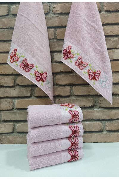 Özdilek Elfin 6-Piece Towel Pink 50x90