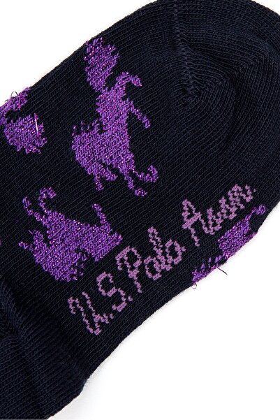 U.S. Polo Assn. Тъмносини чорапи за момичета