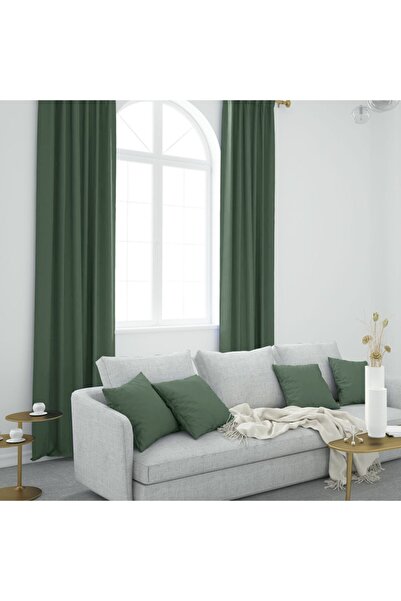 perdeciden ستارة خلفية جزيرة بلون أخضر داكن بجناح واحد وخياطة مسطحة ورباط إضافي