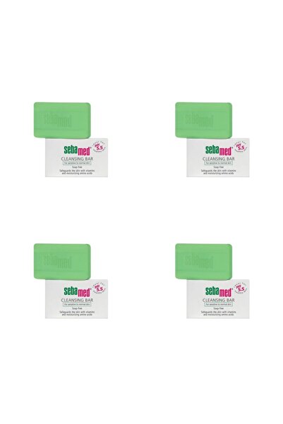 Sebamed صابون تنظيف الوجه والجسم كومباكت بار 4 قطع