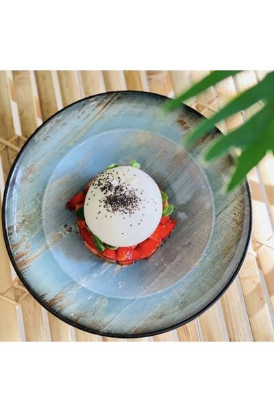 Bonna Porselen Madera Serisi 2’li Salata Tabağı