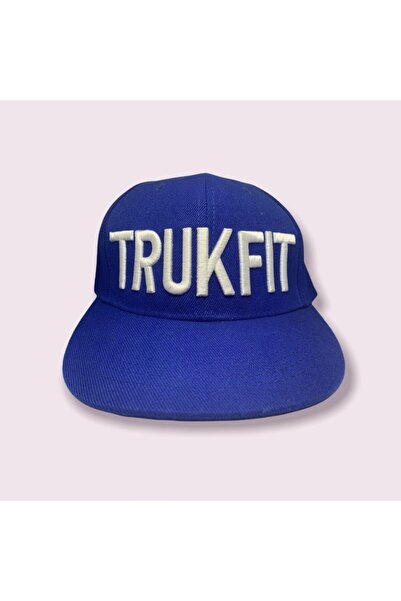 Unisex Trukfit Mavi Pamuklu Kep Şapka
