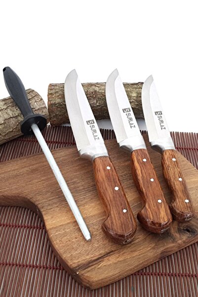 SürLaz Sürmene 4 Parça Mutfak Bıçak Seti 0-1-2