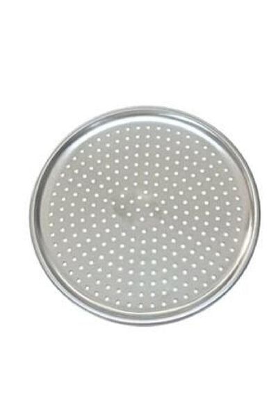 Lilya Home Perforated Pizza Tray Lahmacun Pita Tray 32cm