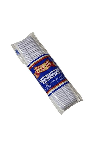 Tek-İş Rubber Hard Soft Laundry Johns Skirt Waist Leg Baby Elastic Baby Elastic White 10m