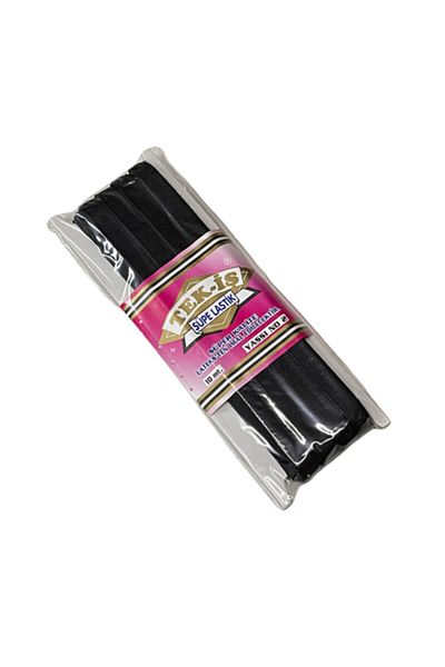 Tek-İş Rubber Hard Soft Laundry Johns Skirt Waist Leg Baby Rubber Flat Soft 1.1cm No:2 Black 10m