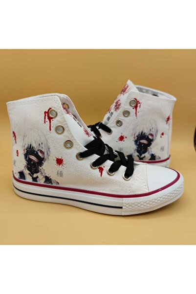MECH BUTİK Alb - Pantofi anime unisex din anii sneakerși Tokyo Ghoul Pantofi ...