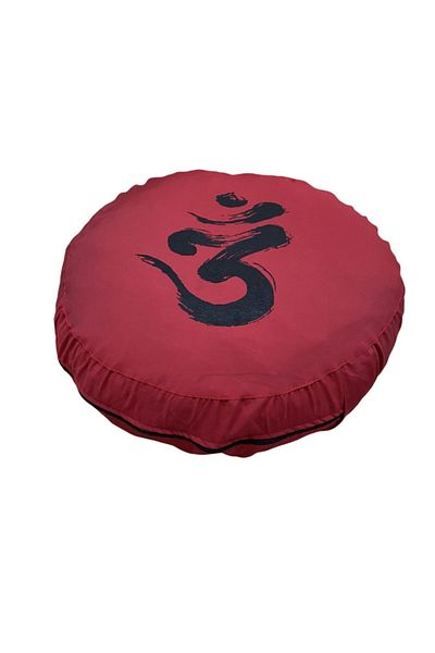 REMEGE Covoraș de meditație pentru yoga imprimat Ohm - Covoraș rotund de meditație