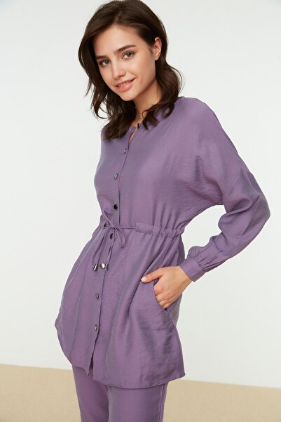 Trendyol Modest Two-Piece Set - Purple - Relaxed