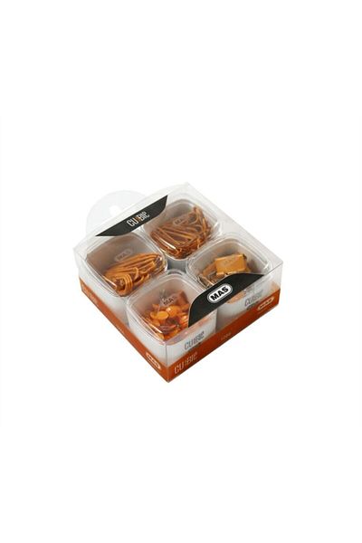 Mas Cubbie Rainbow Set of 4 Orange
