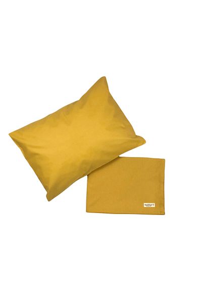 MundoLindo 100% Organic Cotton Single Sheet Set Mustard