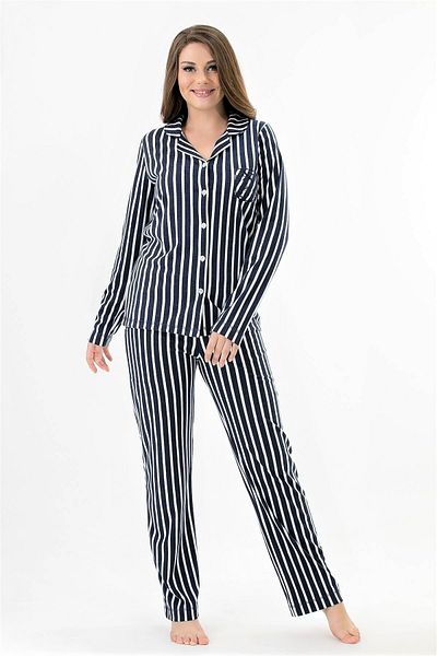 Etoile Women's Navy Blue Pajama Set