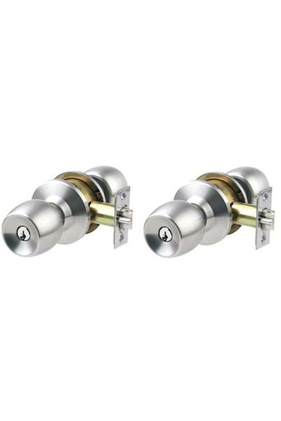 MOONSHOP 2-Piece Hotel Type Knob Door Handle Lock