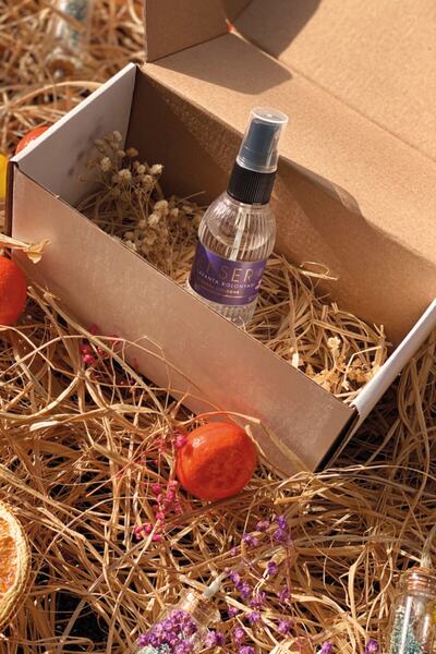 Eksero Özel Kraft Kutulu (50ML) 80° Lavanta Kolonyası