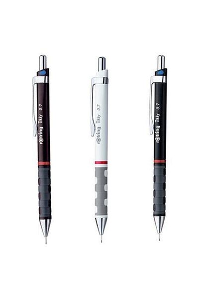 Rotring Tikky Versatil Pen 0.7 White Claret Red Black