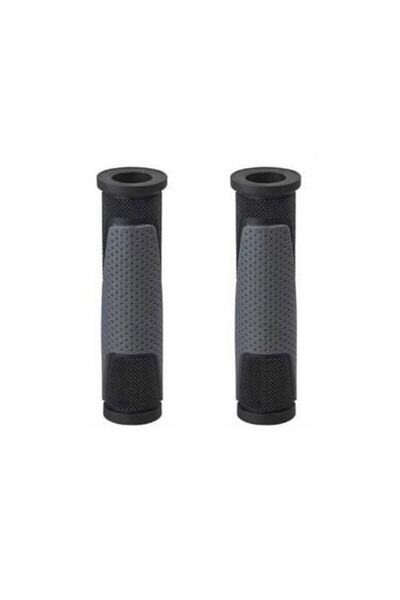 motobisikletim Mtb Bisiklet Elcik Soft Silikon Çift Renkli Siyah / Gri [takım]