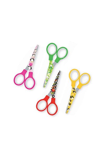 Gıpta Patterned Blunt Tip Children's Scissors - Body K704